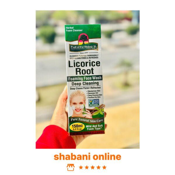 فوم شستشوی(ریشه شیرین بیان)