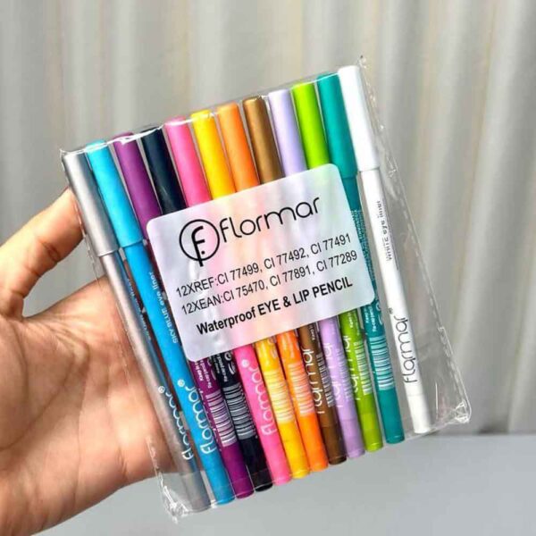 پک12عددی خط چشم رنگین کمان فلور مار