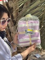 حوله دوتیکه راه راه وارداتی - Image 3