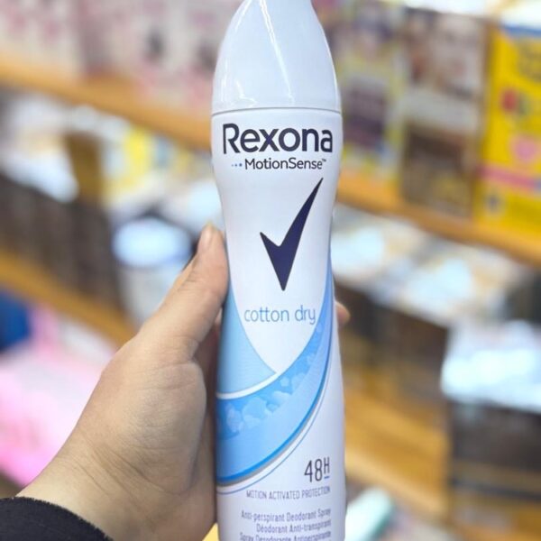 اسپری رکسونا زنانه اورجینال مدلcottondry(آبی)