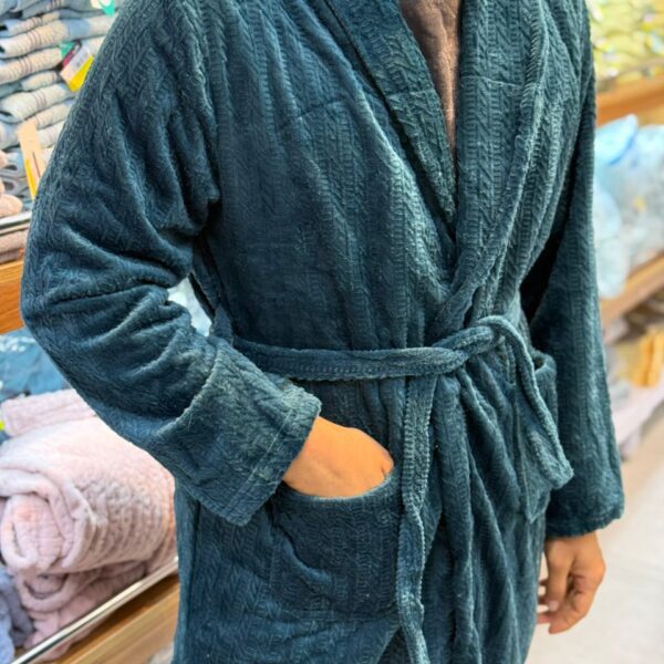 حوله ربدوشامبر پالتویی بدون کلاه